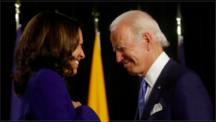 biden and harris say trump left US 'in tatters'